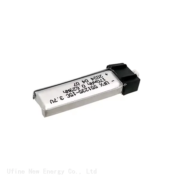 High Rate Batteries UFX 551235 15C 170mAh 3.7V The Small Lithium Ion Battery For Drone Toys photo-4