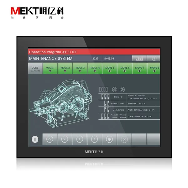 T-Series Outdoor 1000cd 17-Inch Industrial Capacitive Touchscreen LCD Monitor Front Panel IP65 Waterproof HDMI DP VGA Interfac photo-5