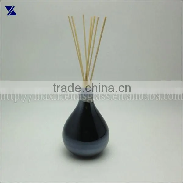 Glass Perfume Bottle , Glass Diffuser, Glass Bud Vase for Home Deco, 250ml, Hand Made Glass