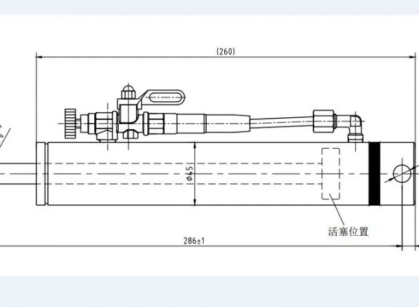 Band Saw Lifting Hydraulic Cylinder photo-3