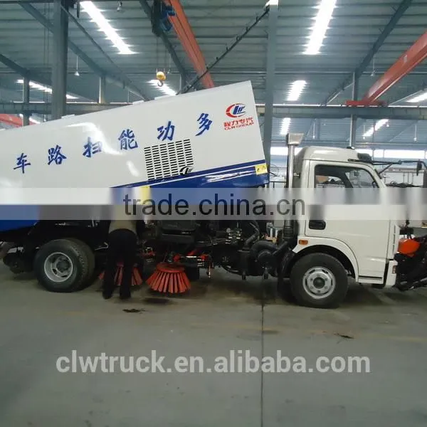 Dongfeng Mini Road Sweeper Brushes,4x2 Road Brush Sweeper