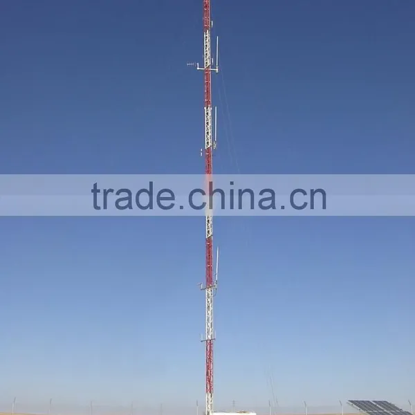 16m Q345 Bitumen Electrical Power Pole for Overhead Line Project photo-4