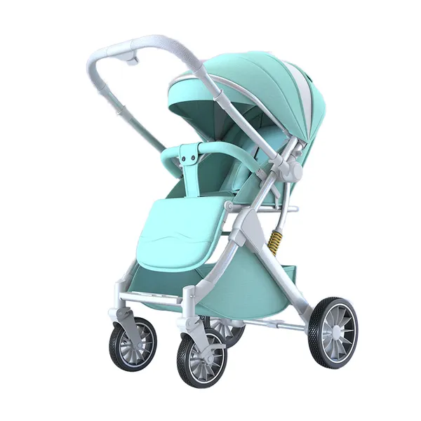 Factory Price Compact Baby Stroller Lightweight Easy Folding Baby Pushchair Adjustable Backrest Pram Portable Buggy