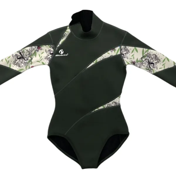 Women's Surfing Wetsuit - High Split Style (Back Zipper) Highleg Leotard