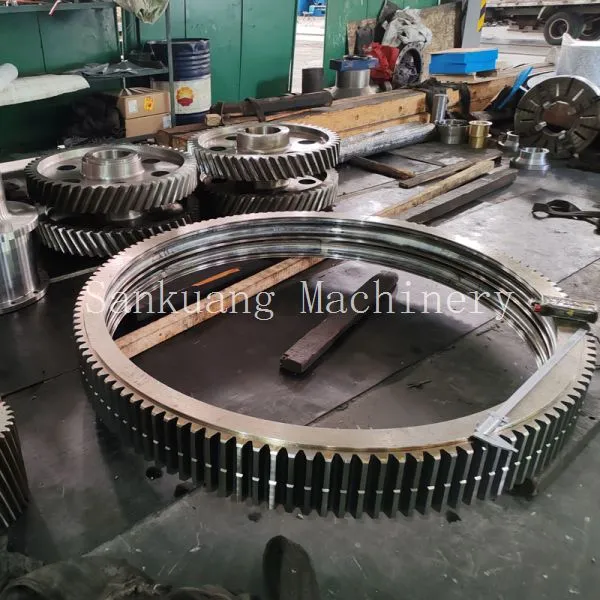 ZG42CrMo Rotary Kiln Girth Gear, Module 25, 3200mm Outer Diameter, Induction Hardened Teeth photo-5