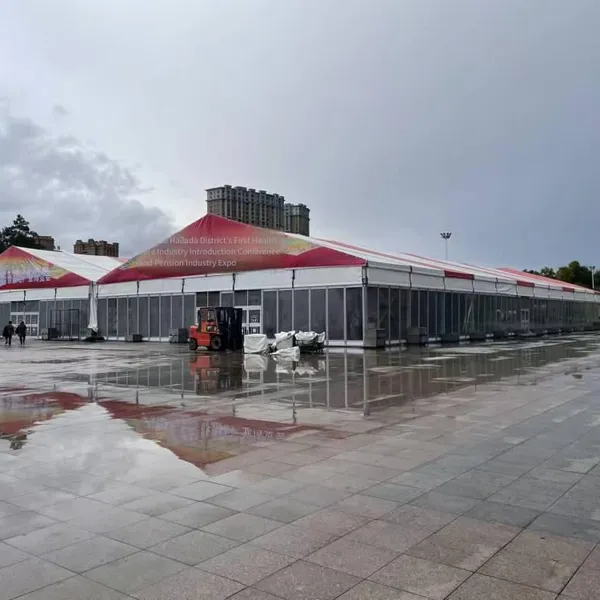 Wind-resistant and Rainproof, Quickly Assembled Exhibition Tents Ensure Safe and Efficient Exhibitions