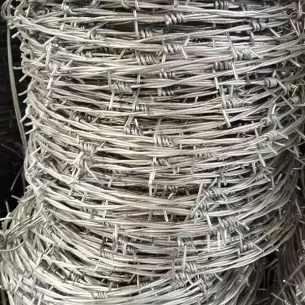 Galvanized Barbed Wire Fence With 2mm Iron Wire and 4