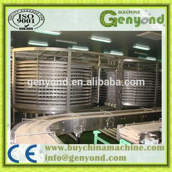 Factory IQF Quick Freezing Tunnel Frozen Fruit Vegetable Food Maker Flash Spiral Freezer Equipment Machine in China photo-4
