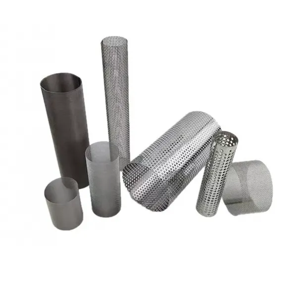 304 Stainless Steel Filter Drum With 0.5mm Perforated Holes, 1.5mm Thickness, 200L Capacity for Liquid Filtration photo-2