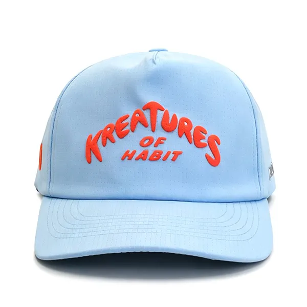 Baseball Cap Solid Light Blue Curved Brim Raised Letter Embroidery Daily Street Fashion Headwear photo-2