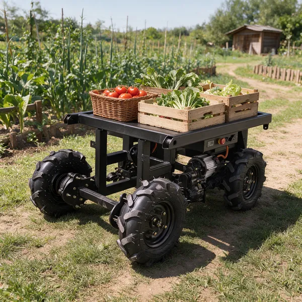 Electric Remote Control Transport Platform All Terrain Agricultural Material Handling Vehicle
