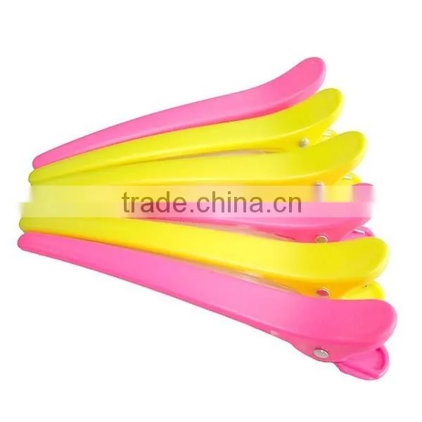 Colorful Plastic Hair Cutting Clip , Rubber Hair Clip Quality Choice photo-5
