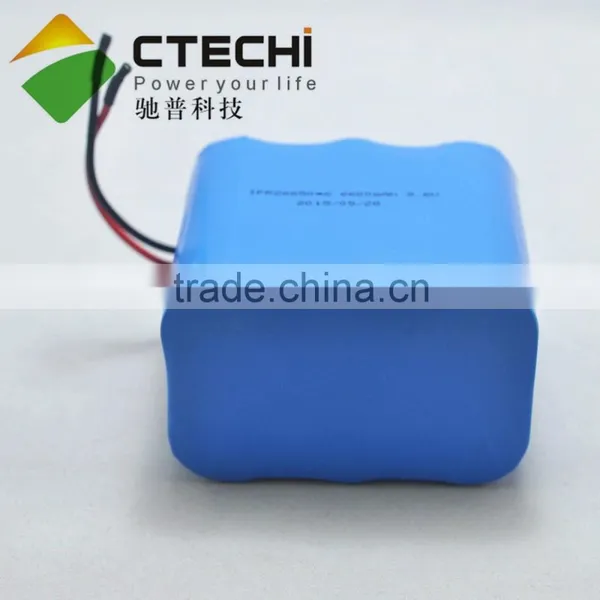 3S2P 9.6V 6600mAh LiFePO4 26650 Battery Pack photo-6