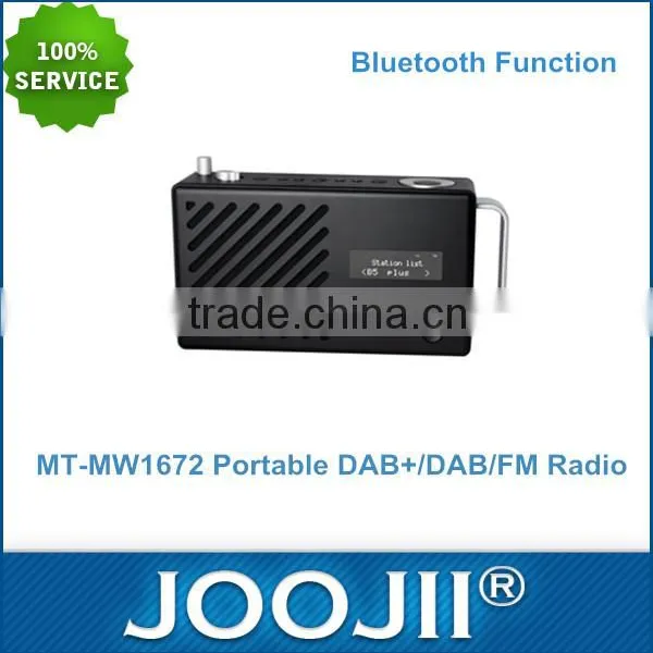 Portable DAB, DAB+FM Radio With Alarm Clock / Aux-in Jack / Bluetooth Speaker