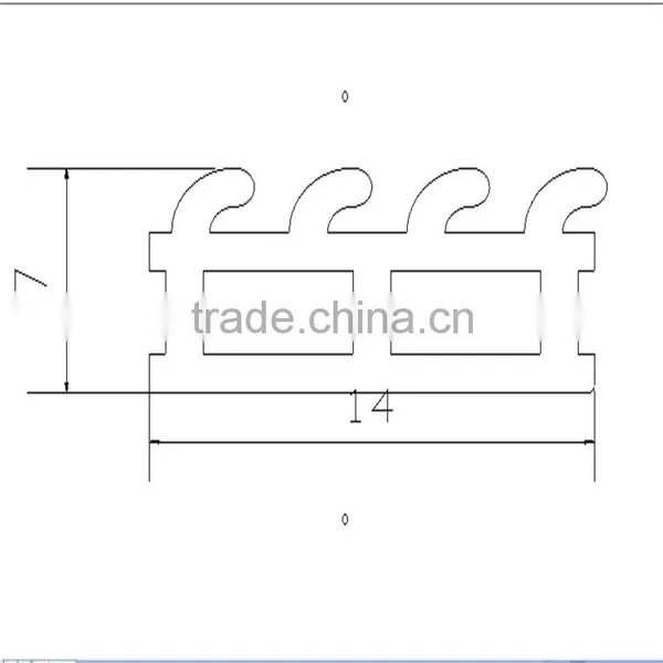 YUANJI Fire Rated Door Seal And Pvc Fire Seal Garage Door photo-2