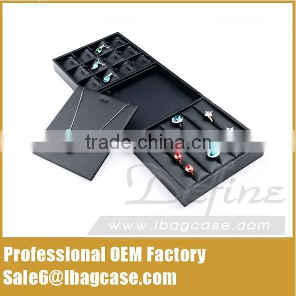 OEM Balck PU Jewelry Display Box