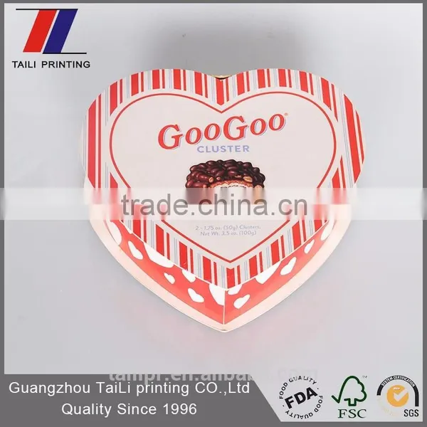 Custom Heart Shape Chocolate Packaging Box photo-3