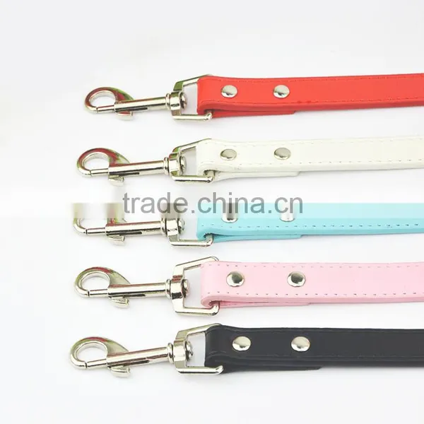 Colorful Soft Leather Walking Decorative Dog Leash photo-2