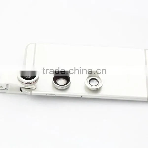 3 in 1 0.65x Wide Angle Universal Clip180 Degree Fisheye Lens for Iphone Mobile Phone photo-5
