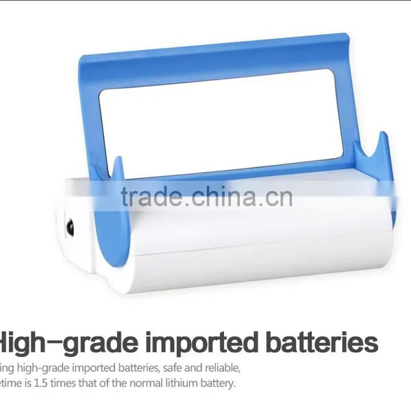 GOLF GF-202 5200MAH Power Bank With Mobile Phone Stents+the Mirror Intelligent Sleep Power Bank for Universal Device photo-2