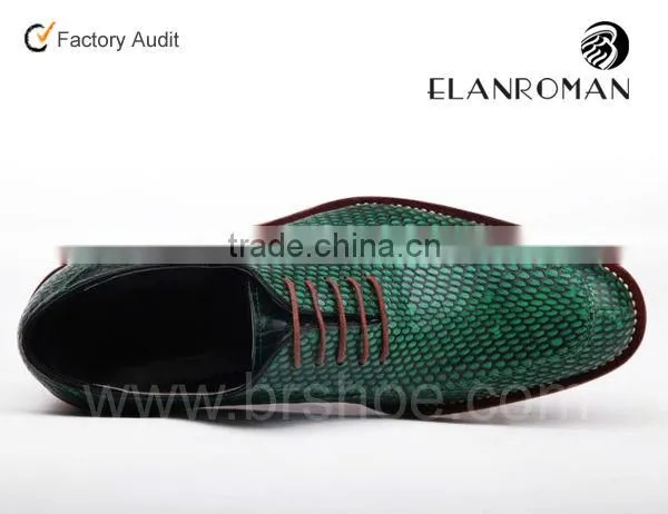 Snake Skin Fashion Oxford Shoes Handmade Goodyear Shoes Dress Shoes photo-3