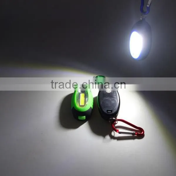 COB LED Keychain Light Compact LED Flashlight With Keychain With Magnet photo-4