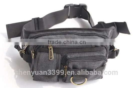 Hot Sale High Quality Canvas Waist Packs Outdoor Sports Belt Bag Portable Ultra-large Capacity Men And Women Waist Bag photo-2