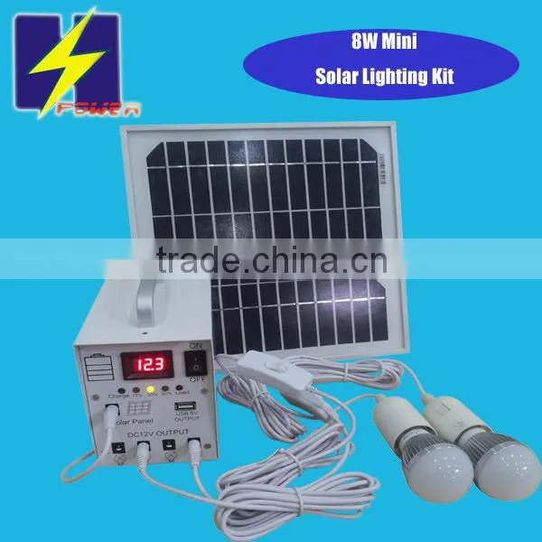 8w Mini Solar LED Lights System Kit photo-4