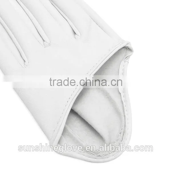 pu Dress Leather Half Gloves photo-5