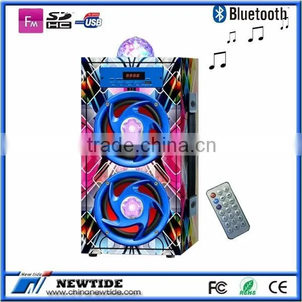 NT-WS002 Trade Assurance Supplier LED Wood Speaker photo-2