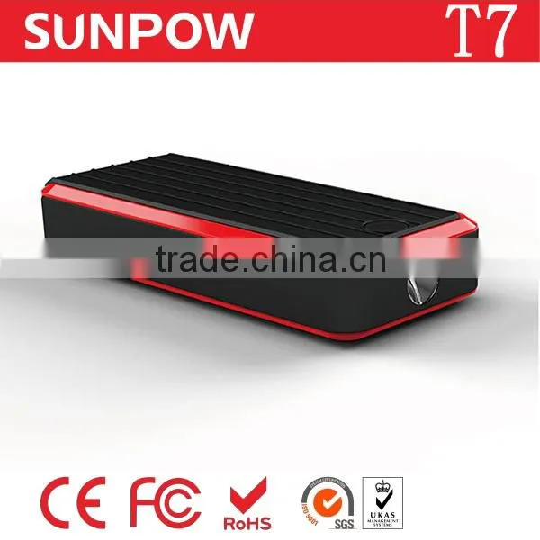 Sunpow 12v 12000mah Double Usb and Minijump Starter Power Station Jump Starter photo-3