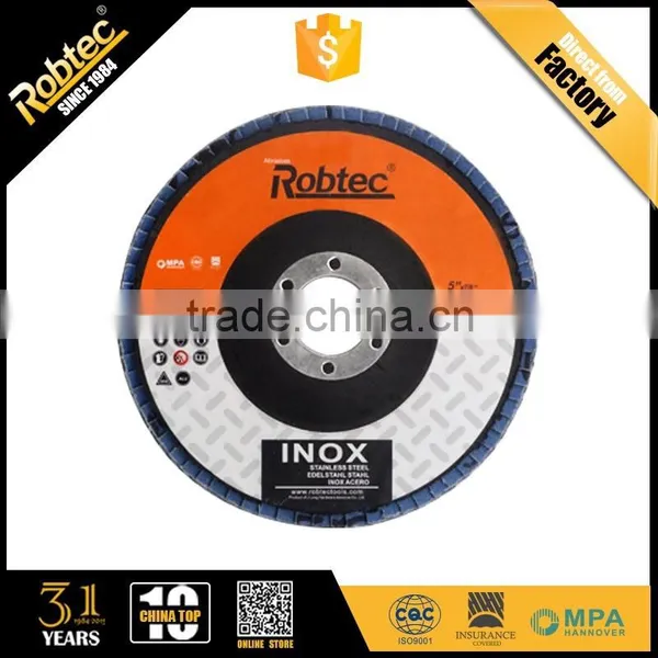 ROBTEC Flap Disc for Inox,stainless Steel