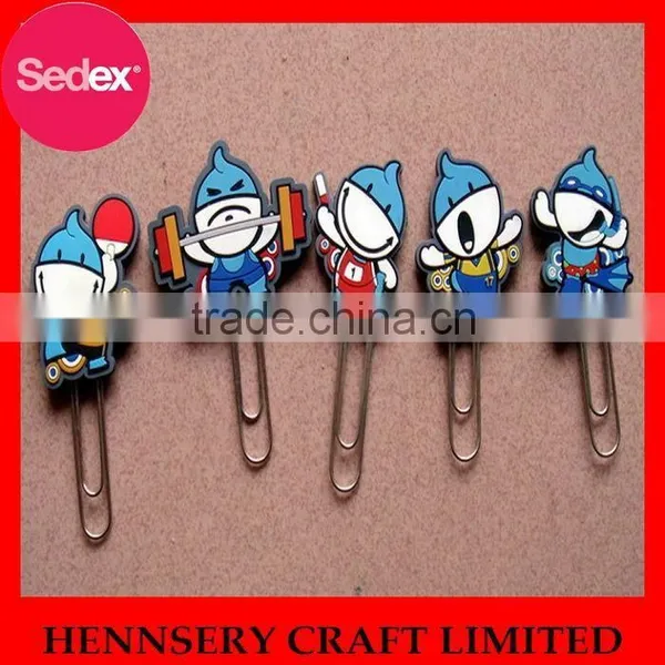 Smile Face PVC Bookmark and Airplane Shape Paper Clip photo-2