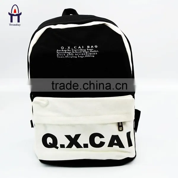 Wholesale Fashion Promotional Canvas Backpack ,leisure Sports Backpack photo-2