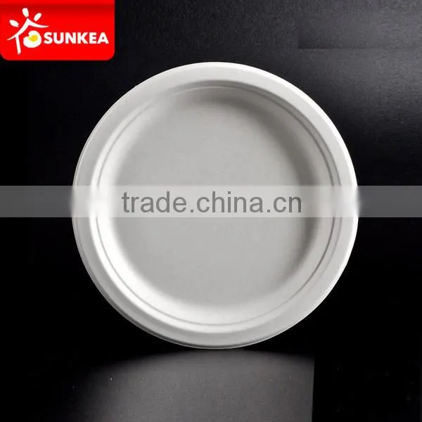 100% Sugarcane Fiber Biodegradable Disposable Plate Quality Choice photo-3