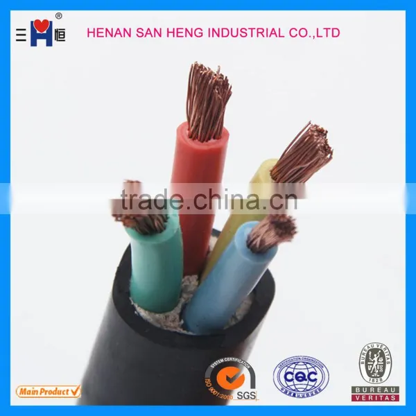 Flexible Low Voltage Rubber Cable Electrical Wire Freeze Deicing Flat Heating Cable photo-3