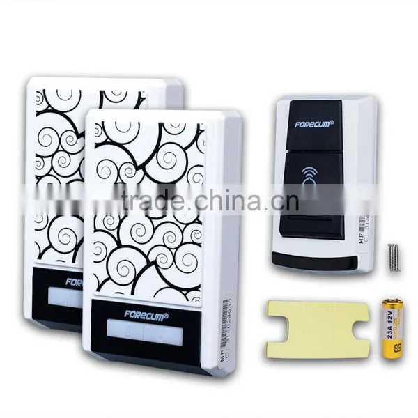 Wireless 2 Receivers Remote Control 100m Waterproof 36 Tunes Doorbell Door Bell photo-6