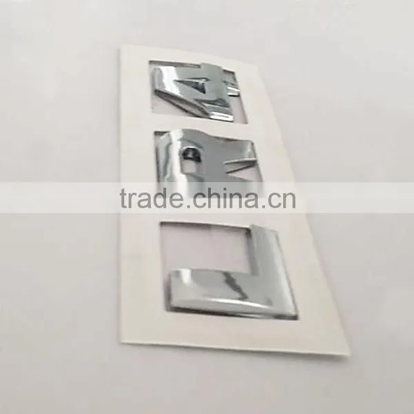 2015 Hot Sale ABS Chrome Badges Sticker Car Chrome Letter photo-3