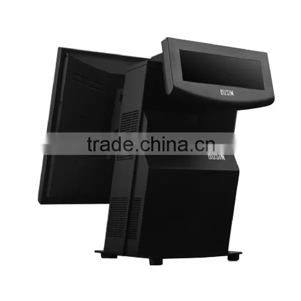 Bizsoft Chrismas Promotion BUSINPOS -C92 15" Touch Screen POS System With Customer VFD Display photo-2
