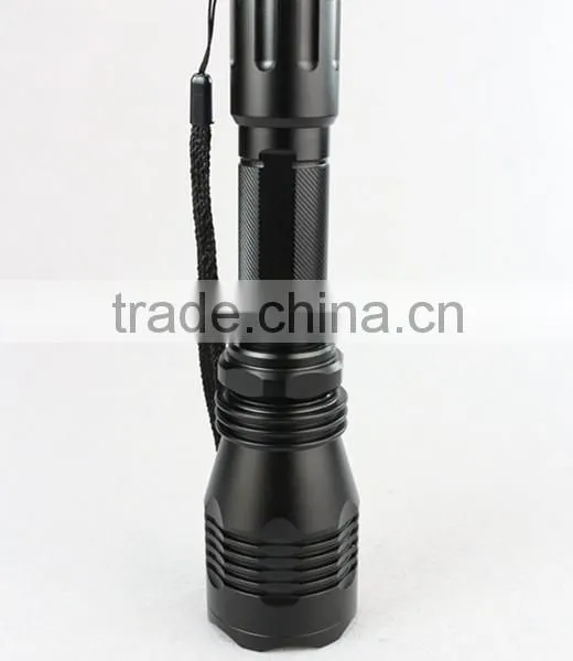 TF-200G IP66 Green LED Tactical Flashlight With ON/OFF Switch or Button Switch for Outdoor Sports, Military and Law Enforcement