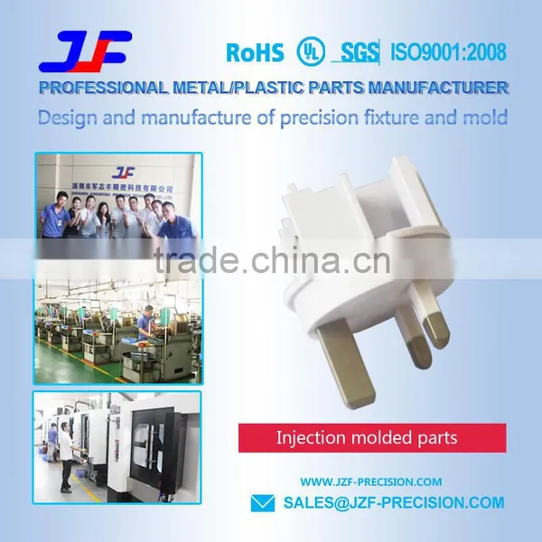 Plastic Plug With Pins Insert Plastic Injection Plug With Copper Pins Manufacturer