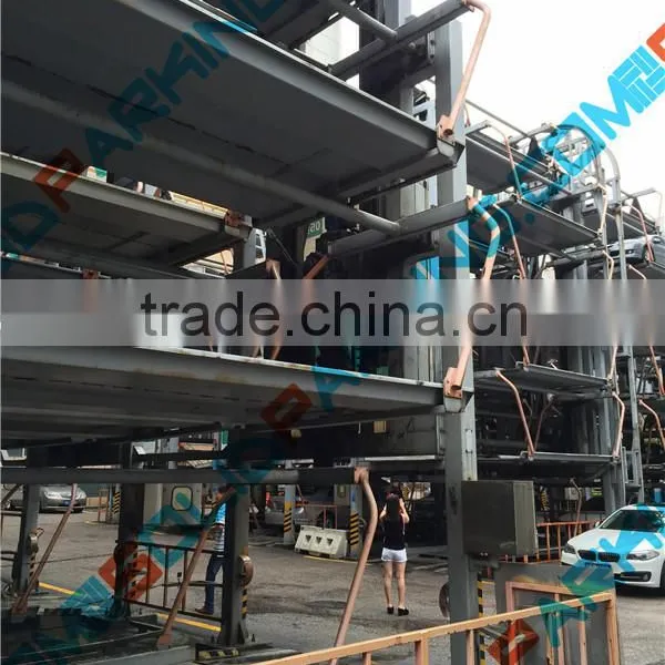 Perfect Parking Solution PLC Controll Vertical Rotary Hyrailic Smart Car Parking Lift photo-4