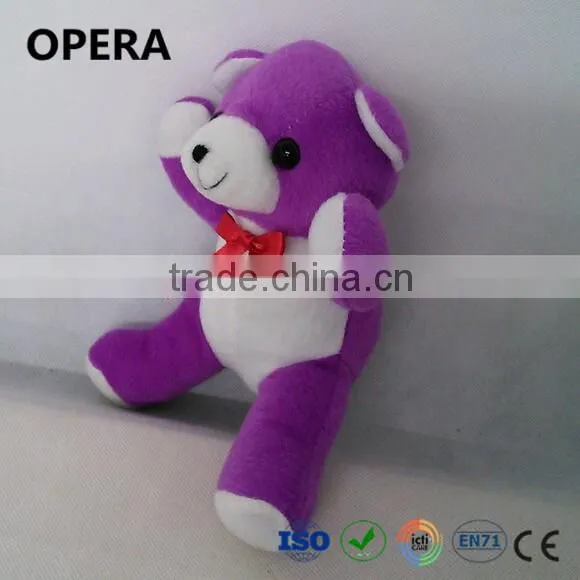 Cheap Wholesale Purple Bow Stuffed 2 Meter Teddy Bear