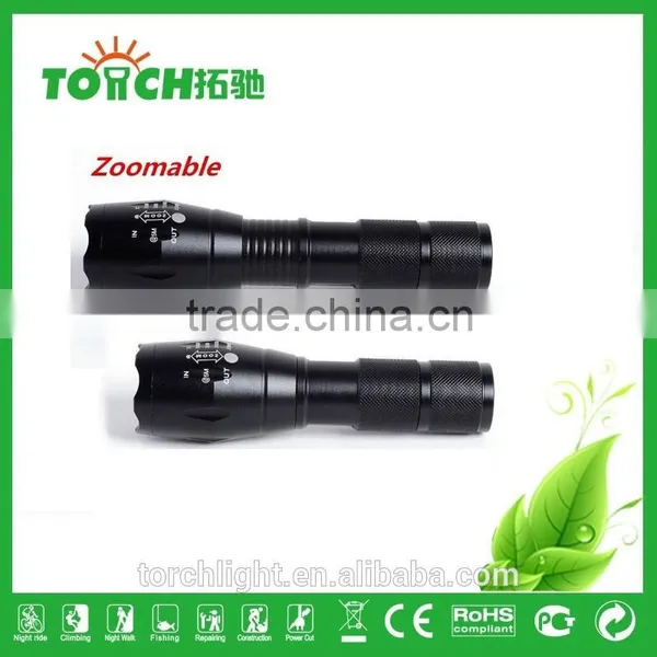 Bicycle Flashlights Zoomable XML-T6 Strong Light Flashlight Rechargeable 18650 Battery High Power Flashlight for Bike photo-2