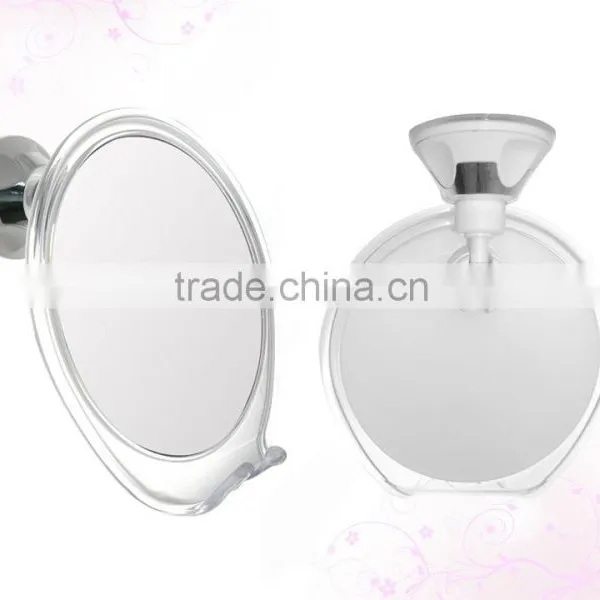 Clear Shaving Mirror With a Razor Holder