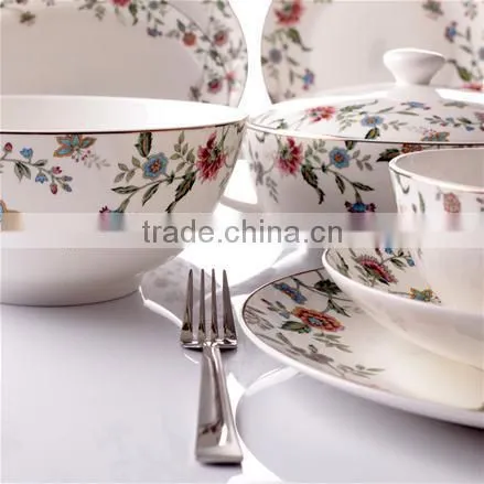 Newly Korea Design Household Fine Bone China Tableware photo-3