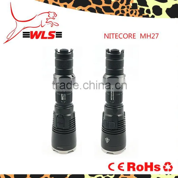 2015 NEW Version Nitecore MH27 Led Flashlight 1000 Lumens High Power Flashlight Torch Strobe Tactical Led Flashlight photo-5
