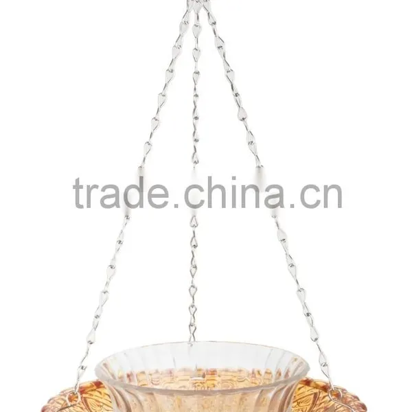 Birds Feeders Hobnail Glass With Bowl Ass. photo-4