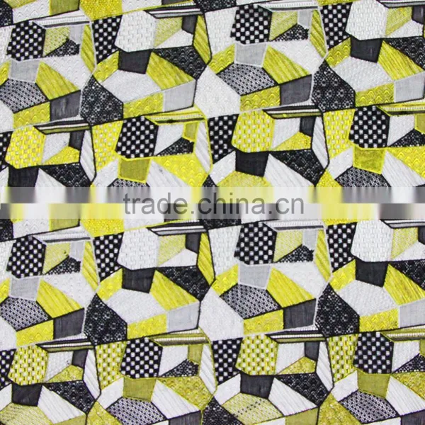 China Fabric Supplier Polyester Material Colorful Flat Embroidery Definition Online Buy Wholesale Geometric Print Fabric photo-2