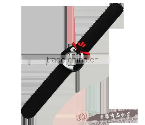 2016 Creative Custom Made Soft Silicone Slap Watch Band for Kids photo-3